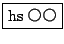 \fbox{hs}