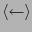 $\langle\leftarrow\rangle$